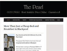 Tablet Screenshot of pearlhotel.co.uk